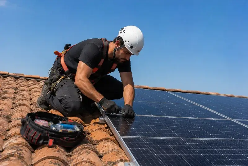 Maintenance et monitoring de panneaux solaires à Charols