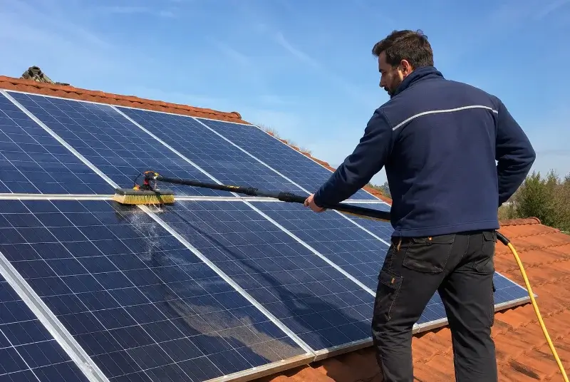 Nettoyage et entretien de panneaux solaires à Charols